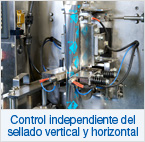 Control independiente del sellado vertical y horizontal